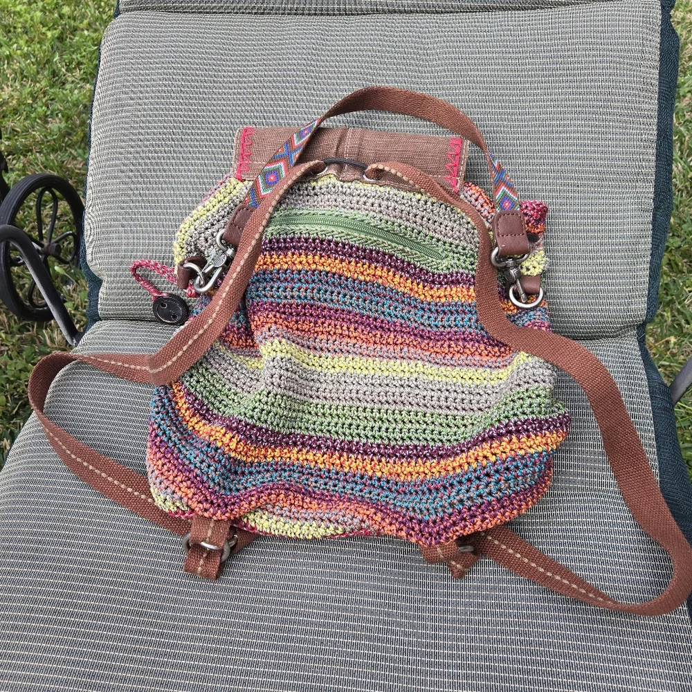 The Sak Avalon Crochet Backpack